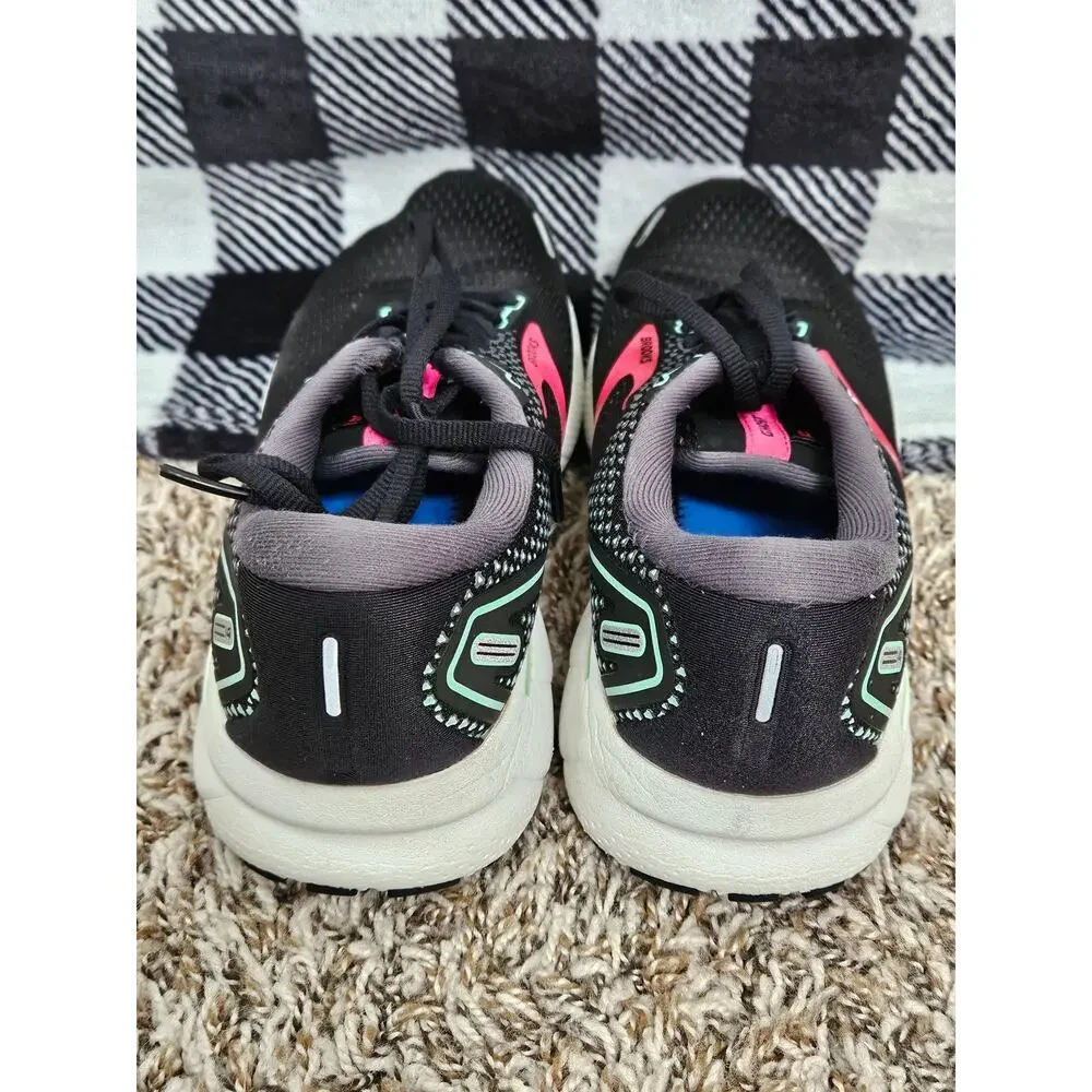 Brooks Ghost 14 Running Shoes Women's 8.5 B Black Pink (no insoles)